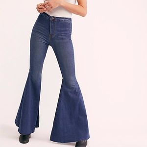 Free People Just Float On Flare Jeans